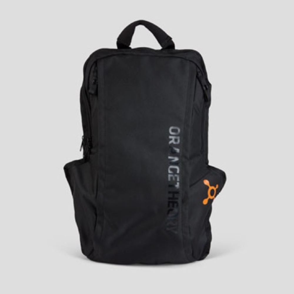 OrangeTheory Black Backpack with Splat Never Used NWT